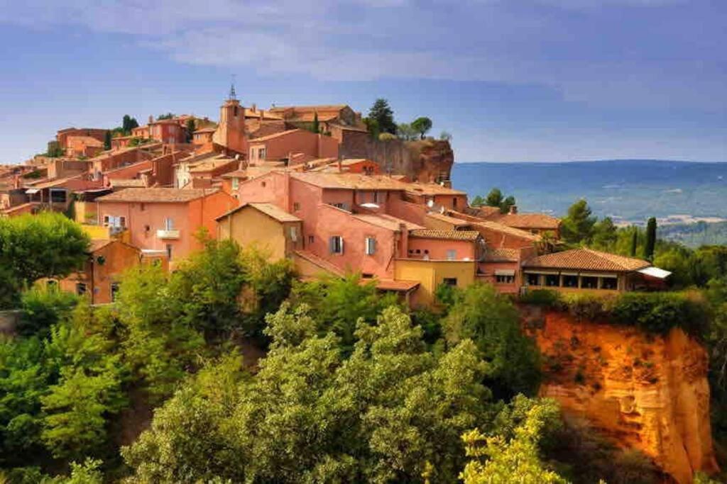 Soleil D'Ocre - Bastide A Roussillon Villa Roussillon  Bagian luar foto